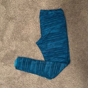 Blue Striped Champion Tights